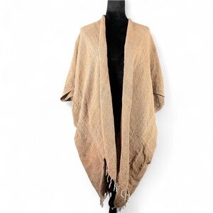 NWT Jaded Gypsy Burlap Duster Gremlin Prairie Cottage Boho Earthy Cotton Natural